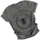 thumbnail image 5 of Camiseta de mujer con letras, manga corta, camiseta con cuello redondo, blusa de verano, gris oscuro, XL Vogacara  AP002565-08, 5 of 7