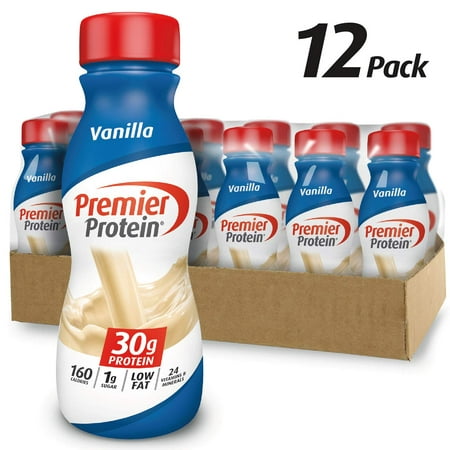 Premier Protein 30g Protein Shake, Vanilla, 11.5 fl oz Shake, (12