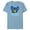 Ocean Blue, variant on Disney Lilo & Stitch Hanukkah Holiday Love You a Latke - Short Sleeve Blended T-Shirt for Adults - Customized-Purple