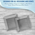 thumbnail image 6 of Smarty 12" x 12" Clear Square with Groove Rim Plastic Serving Trays 24ct, 6 of 7
