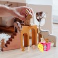 thumbnail image 4 of Miangastore Miniature Dog Model Resin 3Sets Mini House Pet 6.3X3.5X2.0In, 4 of 8