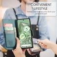 thumbnail image 5 of Flip Wallet Case for Google Pixel 8a, with RFID Blocking Credit Card Slot Kickstand Magnetic Closure Protective Phone Cover Women Men for Google Pixel 8a (Green), 5 of 9