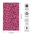 thumbnail image 4 of Bingfone Pink Butterfly Ultra Absorbent & Soft Hand Towels For Bath, Hand, Face, Gym And Spa-27.5x16in, 4 of 9
