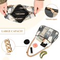 thumbnail image 2 of FORMRS Womens Shoulder Bag with Chain Strap Clutch Purse Cute Tote Handbag, Blue Cute Cats, 2 of 7