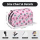 thumbnail image 5 of Disketp Cherry Strawberry Estuche de Lápices de Doble Capa con Tapa Abatible y Cremallera, Organizador Escolar para Adolescentes y Adultos, 5 of 7
