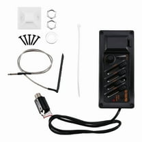 EQ-7545PRO Acoutic Guitar EQ Piezo Pickup Pre-Amp 4 Band Acoustic Guitar Piezo Pickup,1 * EQ-7545PRO Acoutic Guitar EQ Piezo Pickup,Black