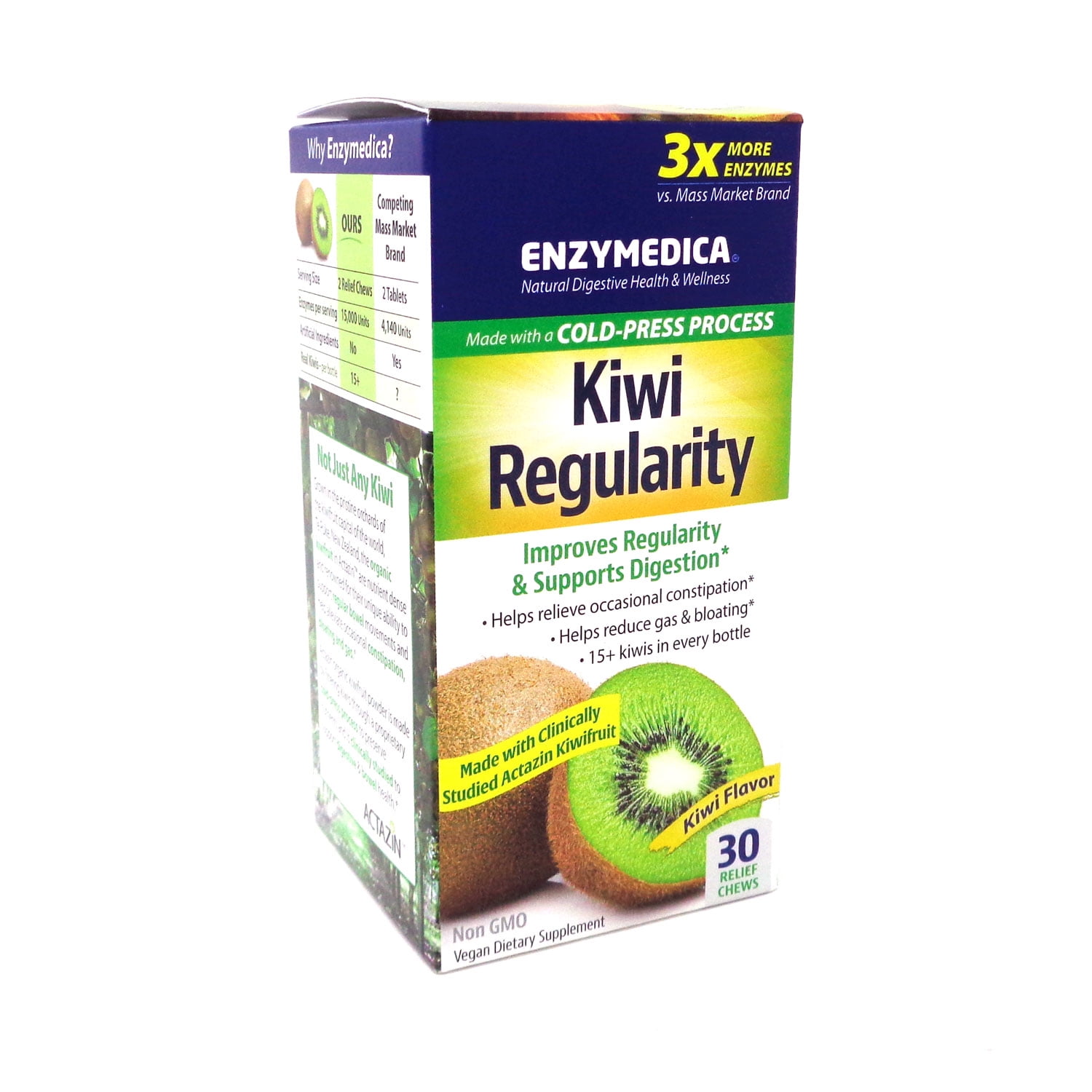 Enzymedica Kiwi Regularity 30 Chewables