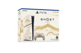 PlayStation 5 Console – Ghost of Yotei Gold Limited Edition Bundle + Wireless Controller – Ghost of Yotei Gold Limited Edition