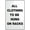 Warning Sign 6, variant on All Clothing to Be Hung On Racks Sign - 8"x12" Reflective Aluminum Metal Signage with Symbol, for Laundry, Retail, Indoor Outdoor Use