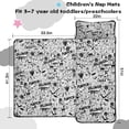 thumbnail image 5 of Halloween Doodle Halloween Elements Toddler Nap Mats for Kids Preschool,51"x22" Sleeping Mat Bag or Kids,Toddler Sleeping Bag,Toddler Nap Mat or Daycare, 5 of 6
