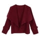 thumbnail image 3 of Elegante De Mujer De Manga Larga De Otoño Con Solapa De Chaqueta De Solapa Corto Abierto Delante Soledad  Chaqueta corta de lana, 3 of 8