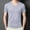 Gray, variant on Awdenio Mens T-shirt Summer Short Loose Casual V-Neck Outdoor Shirt Summer Holiday Fashion Essential,Blue,2XL