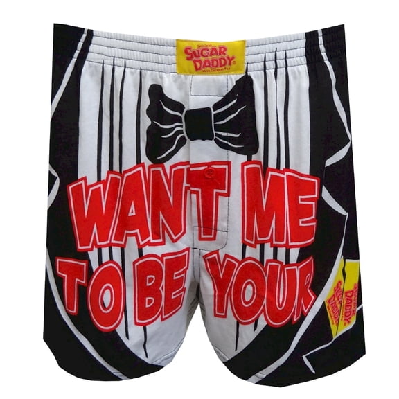 MJC Mens Let Me Be Your Sugar Daddy Tuxedo Boxer Shorts (Small)