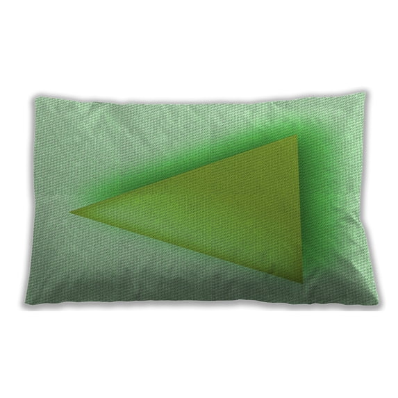 Ahgly Company Outdoor Rectangular Contemporary Lumbar Throw Pillow, 13 inch by 19 inch