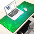 thumbnail image 4 of Large Gaming Mouse Pad - Abstract Vintage Green Large Office Decor Desk Mat, Non-Slip Rubber Desk Pad, Laptop Computer Mouse Pad, Waterproof Solid Mouse Mat for Home, 31.5'''' x 11.8'''' BDMYSE26, 4 of 6