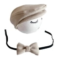thumbnail image 1 of Boina para bebé, niño o niña, sombrero y pajarita, accesorio para fotografía de disfraces, 1 of 5