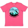 thumbnail image 3 of Inktastic Glacier National Park Montana Mountains Youth T-Shirt, 3 of 5