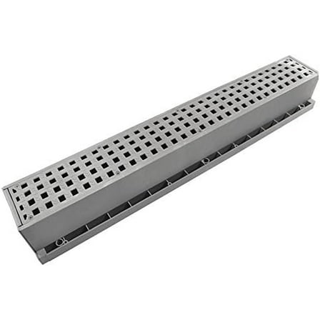 36 in. Trench Drain with Gray Grate