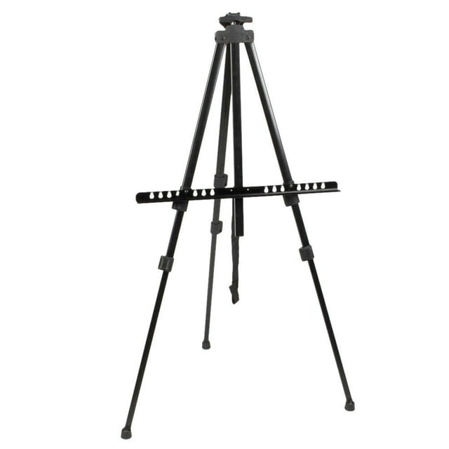 Soporte de trípode de caballete de pintura de arte ajustable de hierro pesado para artista