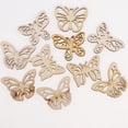 thumbnail image 4 of 50 Pieces Butterfly Wooden Discs Paintable Wooden Discs Decoration Wood Decoration Scatter Decoration Table Decoration DIY, 4 of 6