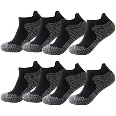 8 Pairs Ankle Compression Socks for Men and Women Low Cut Running Sock Sport Gym
