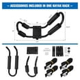 thumbnail image 6 of 2Pairs Universal Kayak Roof Rack, J-Bar Roof Top with Straps, Foam Pad & Buckles, Mount Crossbar on Van Car for , Boat, Kayak, Canoes, Ski Board, 6 of 9