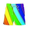 thumbnail image 4 of IROINNID Mens 7 Inch Quick Dry Printed Short Swim Trunks with Mesh Lining Swimwear Bathing, 4 of 9
