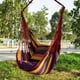 thumbnail image 5 of Hamaca cuerda colgante silla columpio asiento Patio jardín Camping árboles colgantes al aire libre columpio y cojín Cola Asiento de hamaca columpio, 5 of 8
