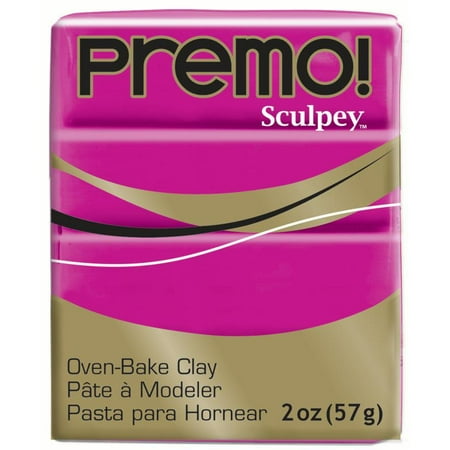 Premo! Sculpey Modeling Clay, 2 oz., Fuchsia
