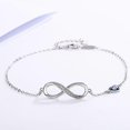 thumbnail image 3 of 925 Silver Women's Bracelet, Infinity Heart Bracelet Women's Jewelry with Adjustable Zirconia Gift for Mom Wife Daughter Friend, 3 of 3