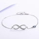 thumbnail image 3 of 925 Silver Women's Bracelet, Infinity Heart Bracelet Women's Jewelry with Adjustable Zirconia Gift for Mom Wife Daughter Friend, 3 of 3