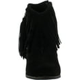 thumbnail image 4 of ADRIANA LEONARA-39 Women's Side Zipper Low Heel Fringe Ankle Booties, 4 of 4