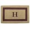 thumbnail image 3 of Nedia Home 02023H Monophoto - Cadre Marron 22 x 36 Po Tapis de Sol en Fibre de Coco Résistant - Monogrammé H, 3 of 4