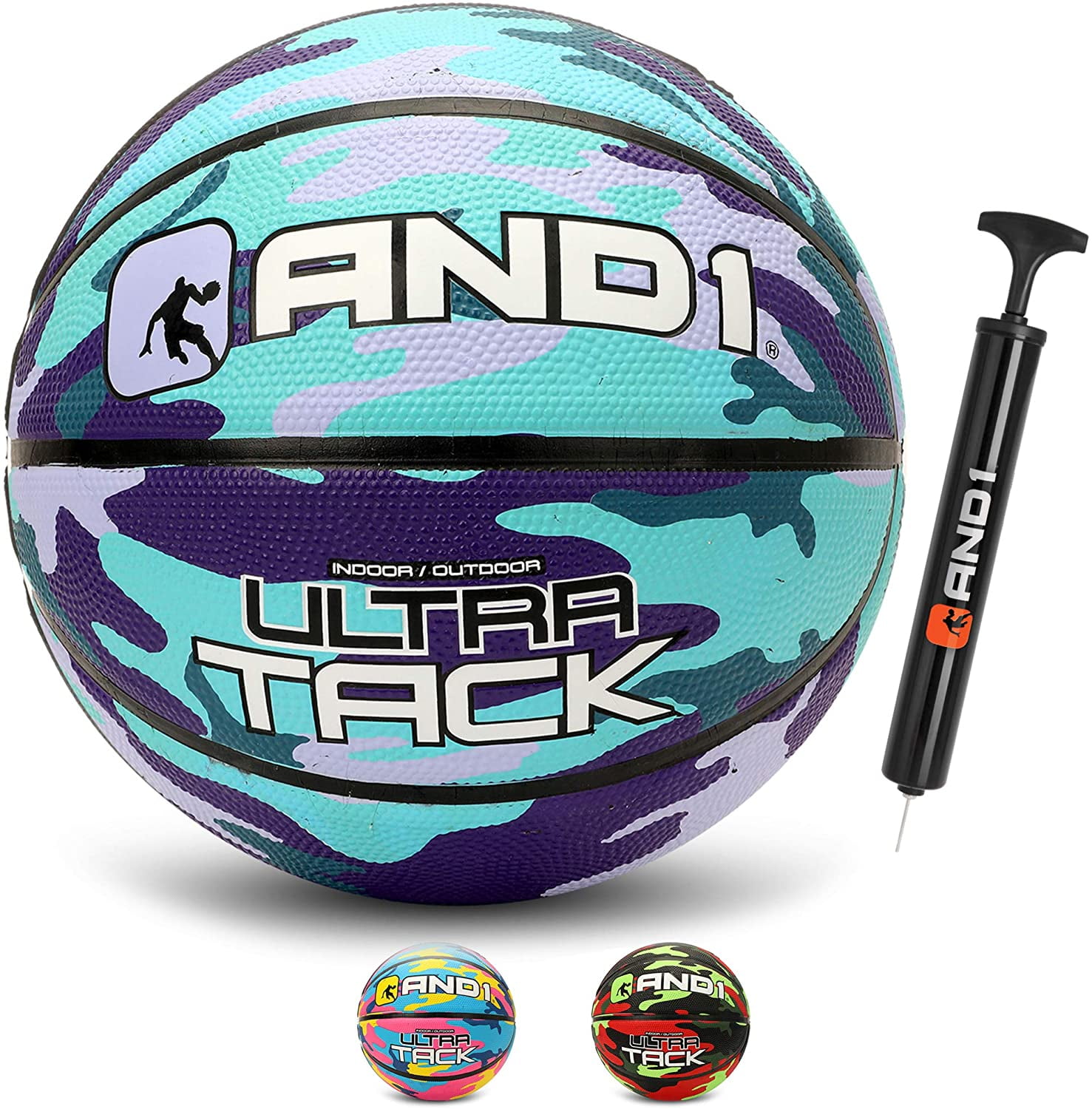 Game Ready Details about   AND1 Chaos Rubber Basketball & Pump Official Regulation Size,... 
