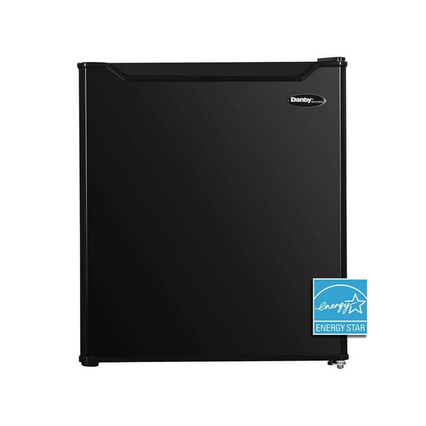 Danby Dar016b1bm 1 6 Cu Ft Black Mini Fridge Without Freezer Walmart Com Walmart Com