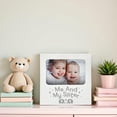 thumbnail image 4 of Kate & Milo Me and My Sister Frame, Baby Keepsake Frame, Sibling Picture Frame, Big Brother or Big Sister Gift, Elephants, 4 of 7
