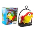 thumbnail image 1 of Bewildely Adorable loro parlante de peluche, repite lo que dices y gira la cabeza, loro parlante, repite lo que habla Animales de peluche y juguetes de peluche rojo, 1 of 6