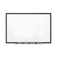 thumbnail image 2 of Quartet Classic DuraMax Porcelain Magnetic Whiteboard 72 x 48 6 x 4 Black, 2 of 11