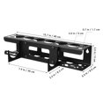 thumbnail image 2 of WRITWAA Caulking Tube Storage Rack Black Wall Mounted Tool Organizer For Garage 1Pack, 2 of 8