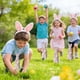 thumbnail image 5 of Simulated Moss Easter Bunny Bow Floral Foam Arranger for Vase Centerpieces 1-Pack, 5 of 6