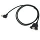 thumbnail image 4 of Cable de extensión USBB macho a USBB hembra Cable adaptador de ángulo recto de 90 grados con tornillo, 4 of 12