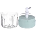 thumbnail image 1 of OUNONA 1Pc Mini Vegetable Chopper Green Plastic Wireless Design for Friends, 1 of 7