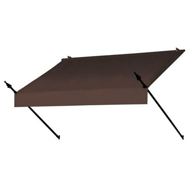 IDM Worldwide 3020773 Modern Designer Awning Cocoa 6 ft.