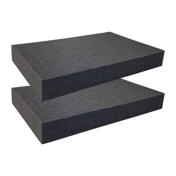 2pcs empaquetado insertos de esponja de protección de esquina multifunción pre -cortada esponja para 20CMX30CMX4CM