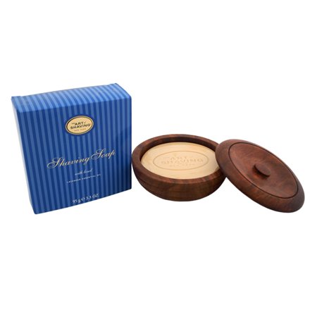 Shaving Soap with Wooden Bowl - Lavender by The Art of Shaving for Men - 3.3 oz Shaving Soap