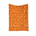 thumbnail image 6 of SLYNSHome Halloween Throw Blanket Orange Sketch Pumpkin Print Soft Flannel Fleece Cozy Lightweight Decorative Blanket For Couch Sofa Bed Fall Home Decor, 6 of 7