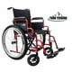 thumbnail image 1 of Silla De Ruedas Todo Terreno De Lujo Con Descasapies Tornado Rojo Medical Store SGLY, 1 of 5