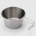 thumbnail image 5 of Tazón de Picnic de Camping Antiadherente con Asa Vajilla Utensilios de Cocina para Exteriores Cuenco de Cocina Plata 200 Ml, 5 of 5