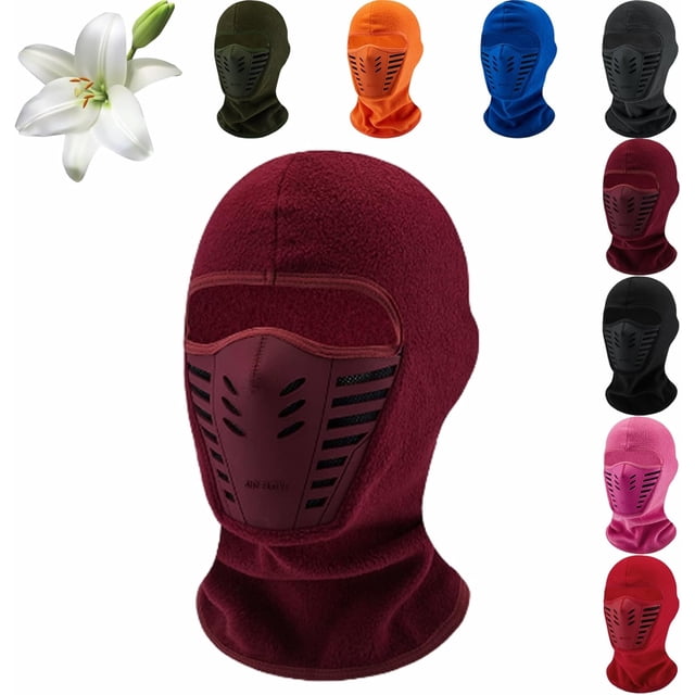 Anti Haze Balaclava, Winter Rider Warm Anti-Haze Balaclava, Windproof & Breathable for Motorcycle Skiing