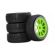 thumbnail image 3 of 4 llantas de rueda RC a escala 1:8, piezas de mejora, ensamblaje, suministro de bricolaje, accesorios para coche RC verde, 3 of 9